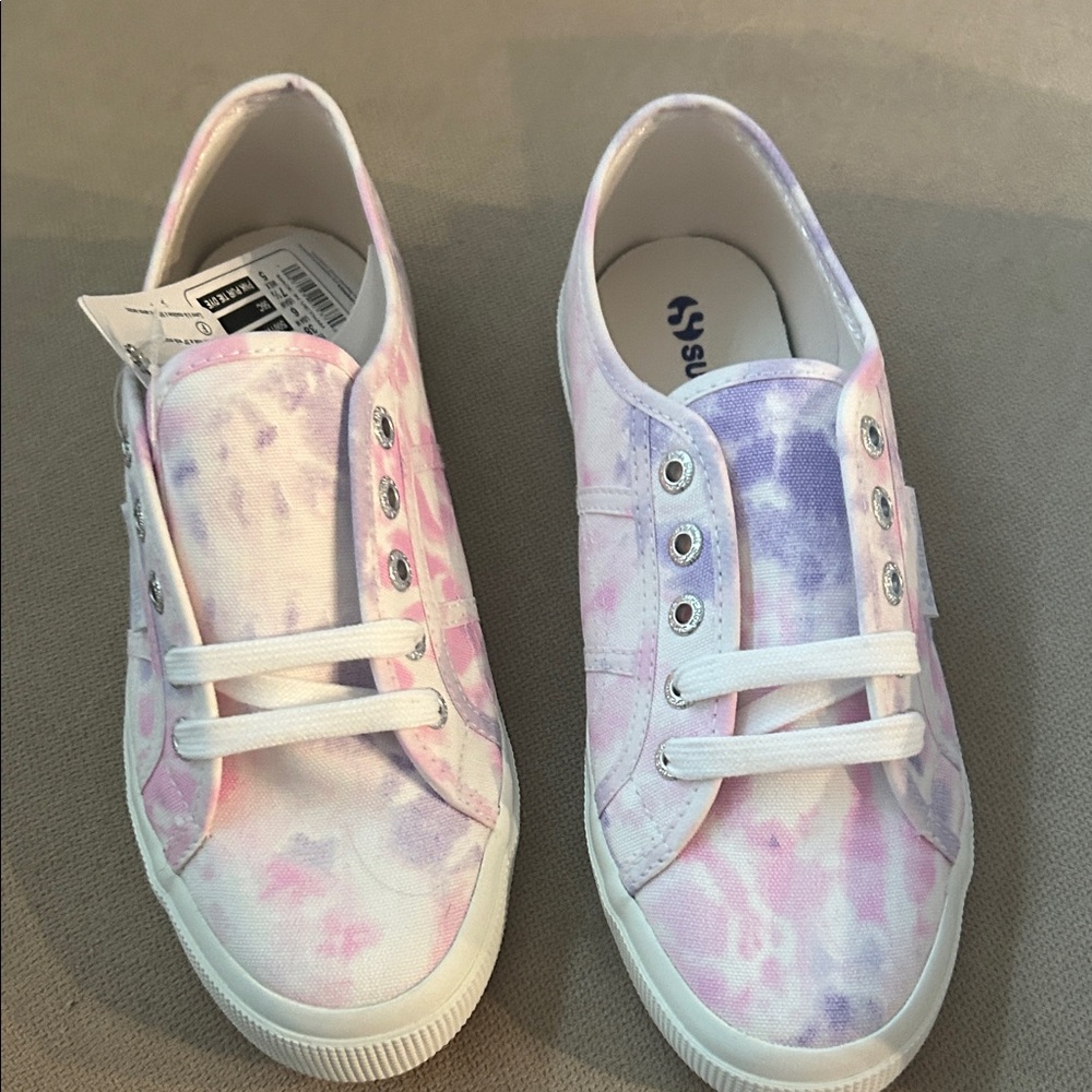 NEW Superga Women's Tie-Dye Sneakers - Picture 4 of 8
